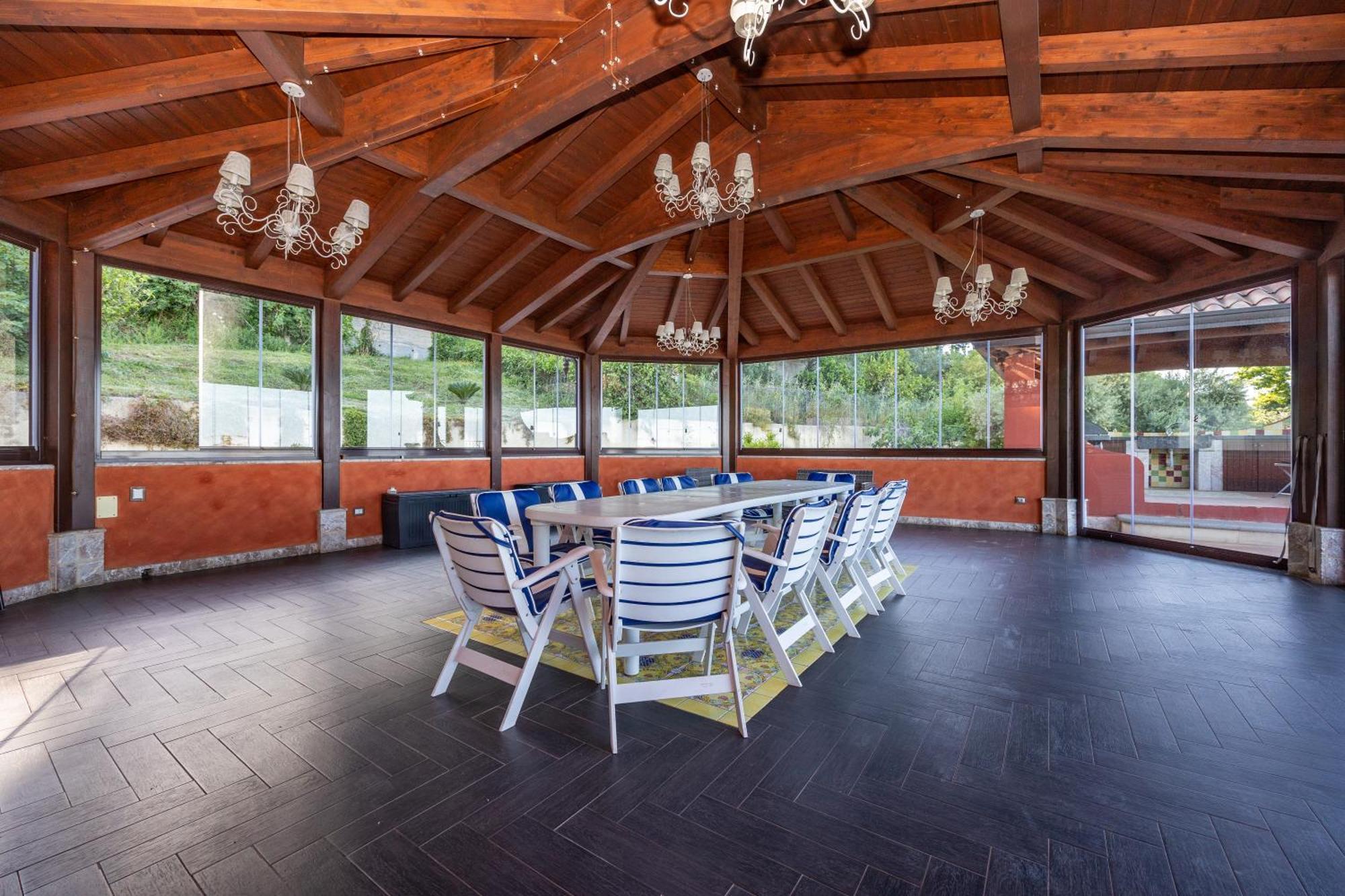 Villa Rosaria con spa e piscina interna Gioiosa Marea Esterno foto